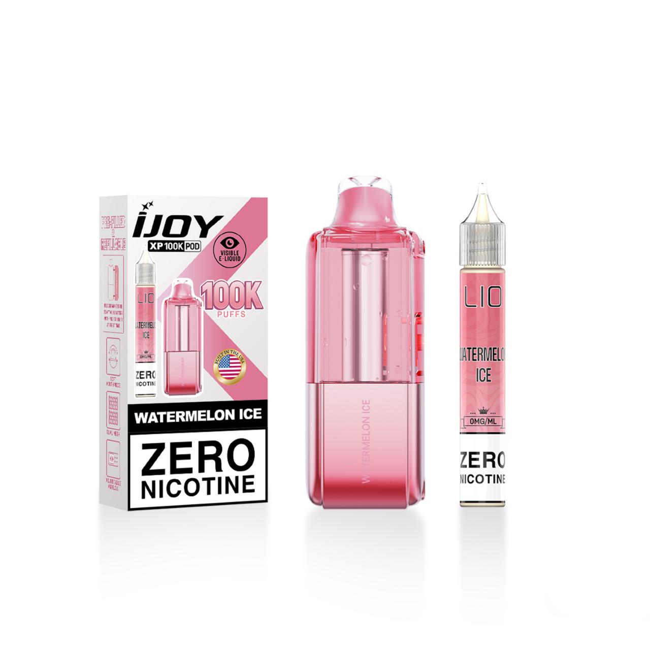IJoy XP100K 15ml Bottle Zero Nicotine Pre-filled Replacement Pod – 1PK Watermelon Ice IJoy XP100K 15ml Bottle Zero Nicotine Pre-filled Replacement Pod – 1PK Watermelon Ice