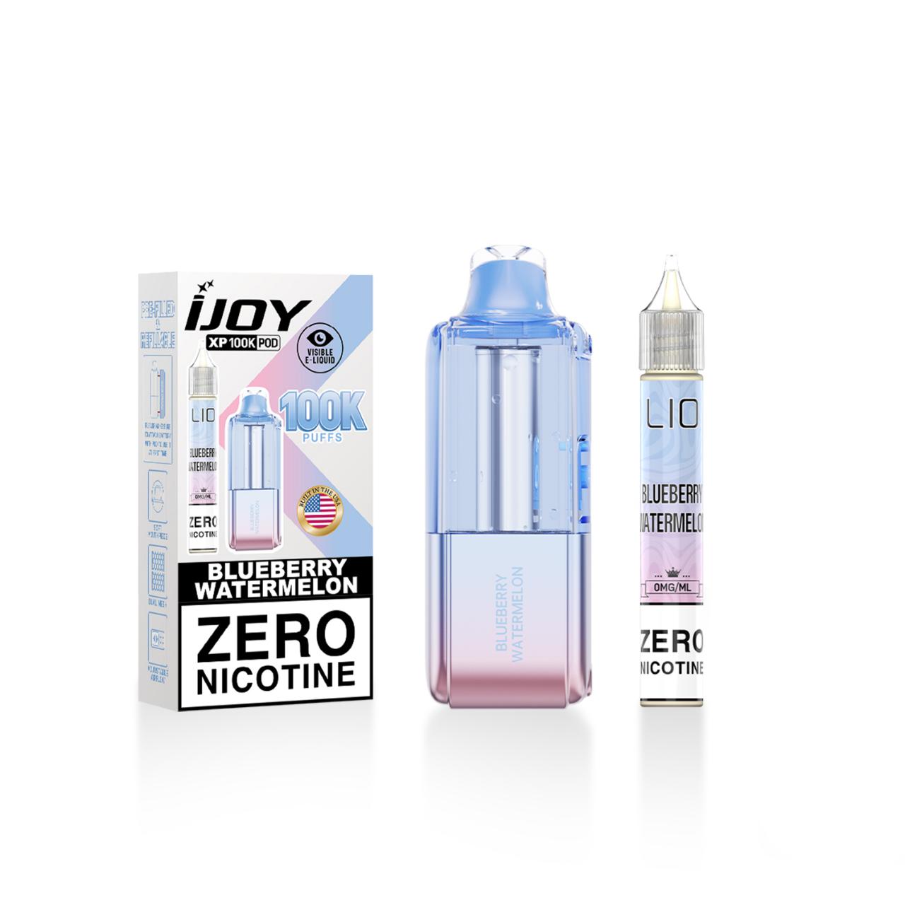 IJoy XP100K 15ml Bottle Zero Nicotine Pre-filled Replacement Pod – 1PK blueberry watermelon IJoy XP100K 15ml Bottle Zero Nicotine Pre-filled Replacement Pod – 1PK blueberry watermelon