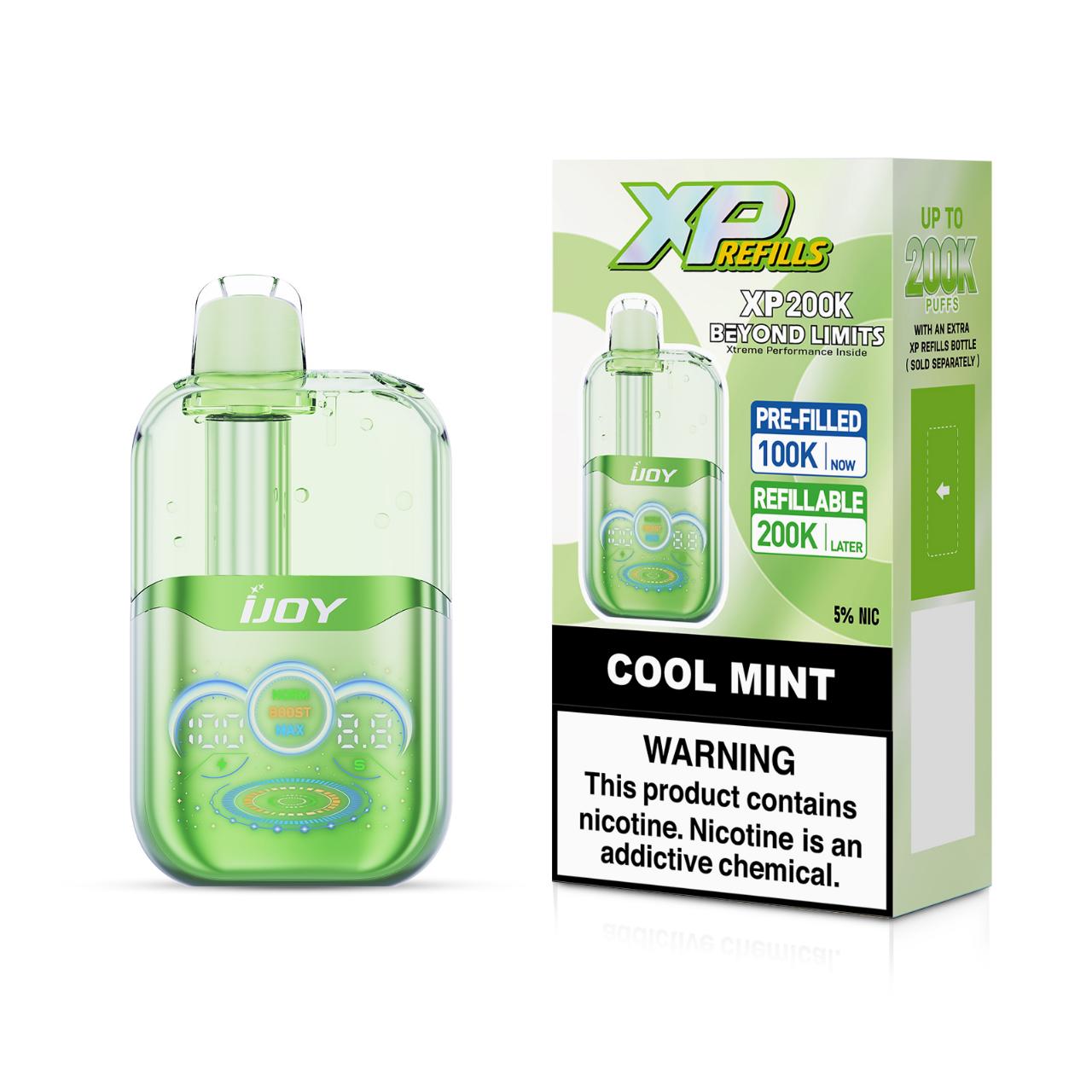 IJoy XP200K Puff Disposable Cool Mint IJoy XP200K Puff Disposable Cool Mint