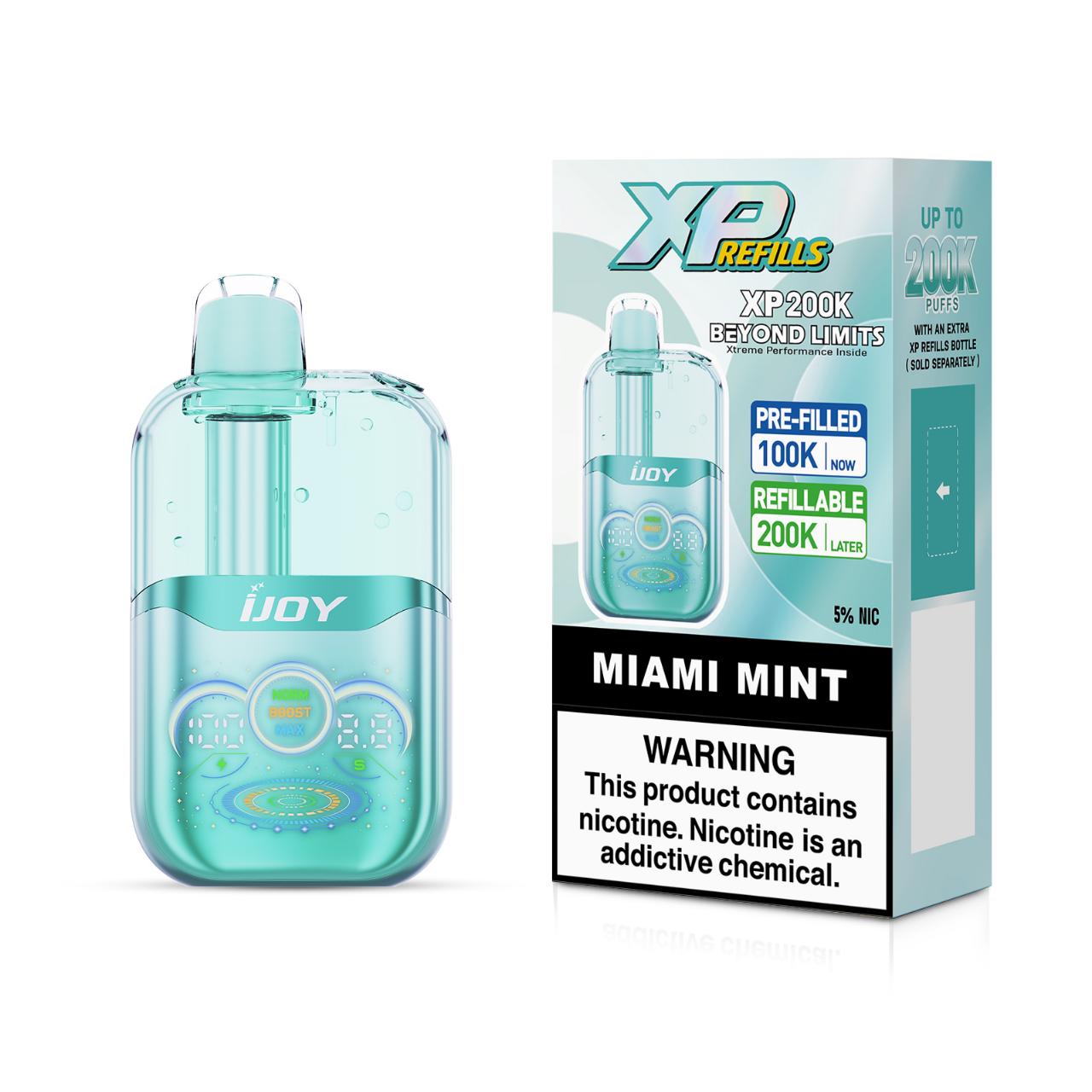 IJoy XP200K Puff Disposable Miami Mint IJoy XP200K Puff Disposable Miami Mint