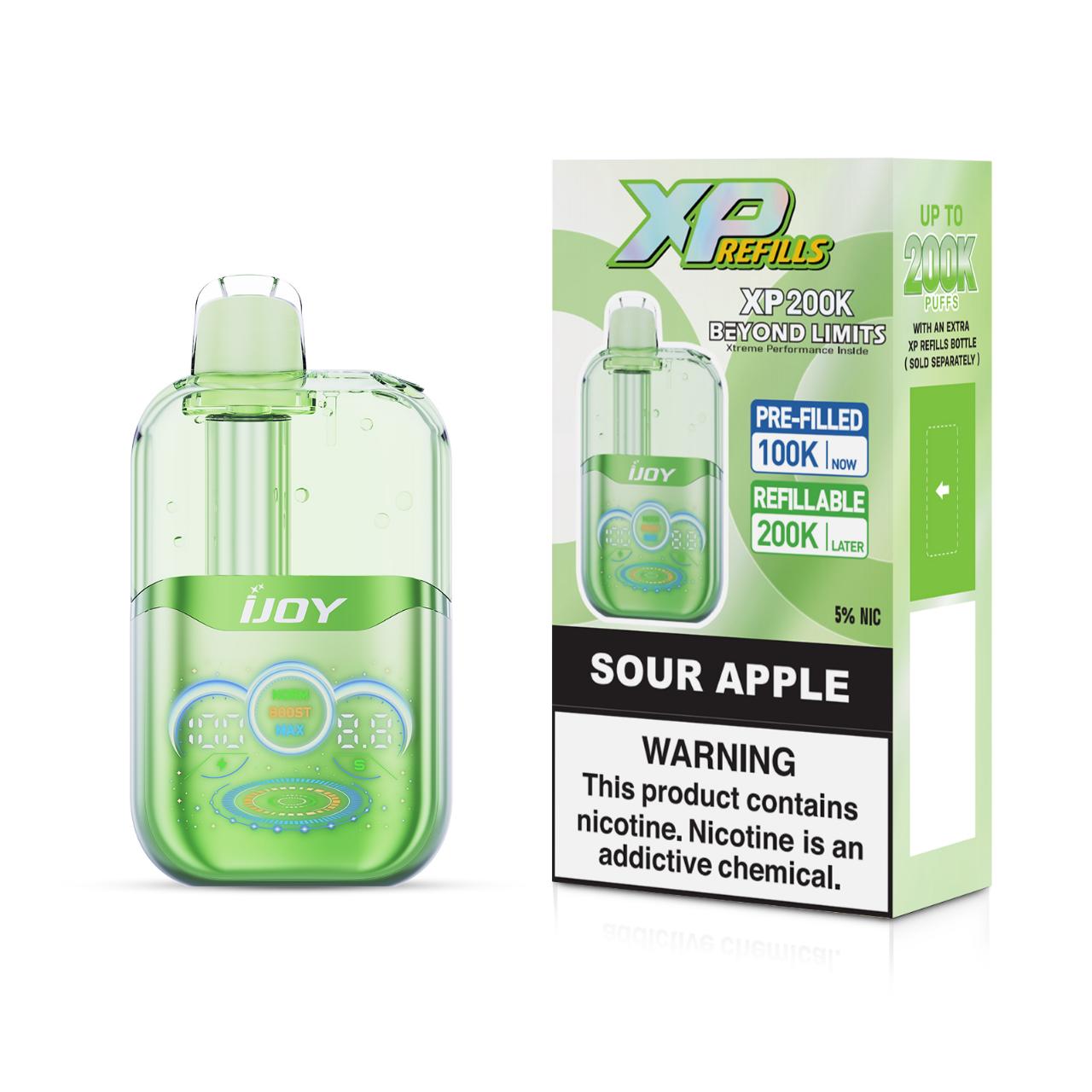 IJoy XP200K Puff Disposable Sour Apple IJoy XP200K Puff Disposable Sour Apple