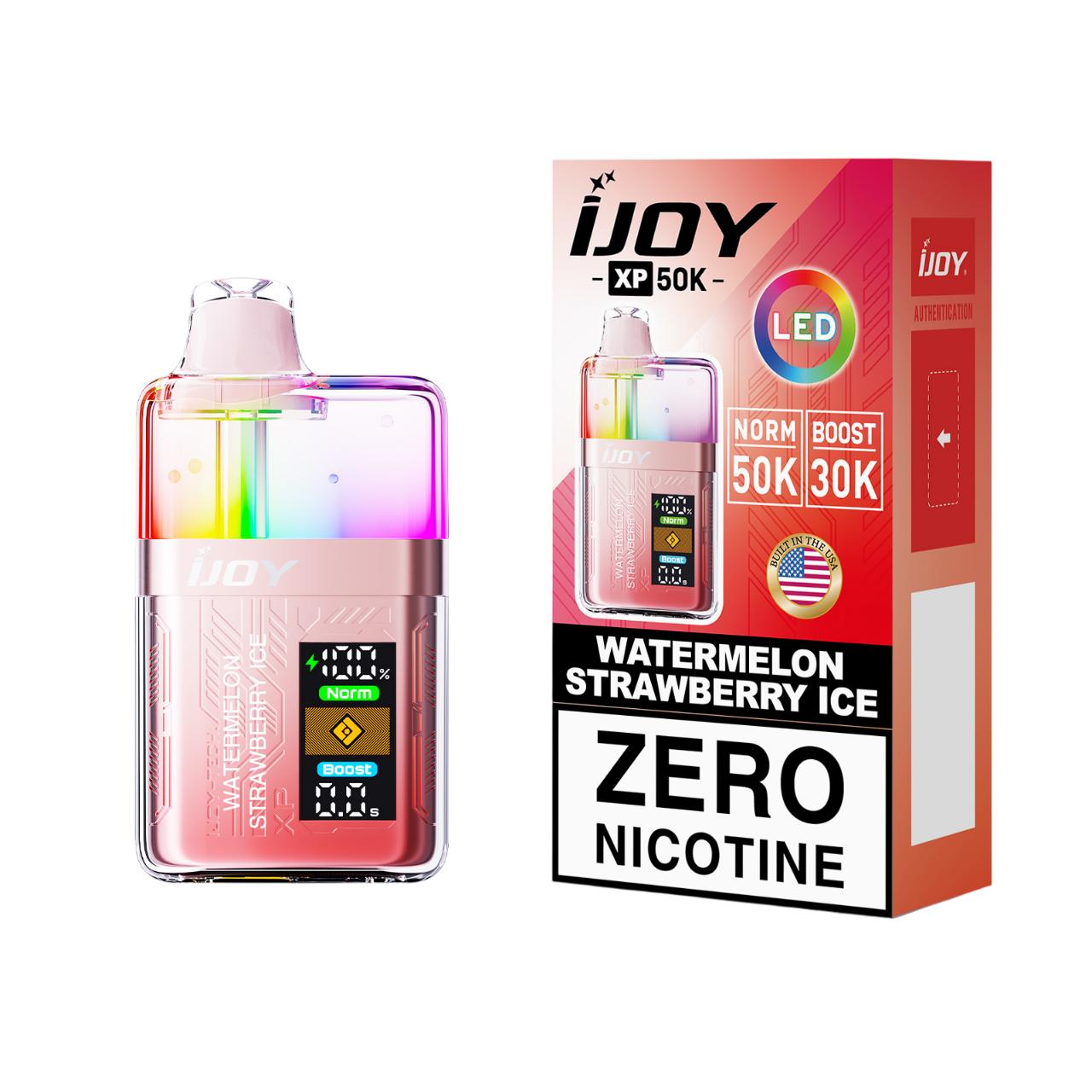 IJoy XP50000 LED Edition Puff 0MG Disposable Watermelon Strawberry Ice IJoy XP50000 LED Edition Puff 0MG Disposable Watermelon Strawberry Ice