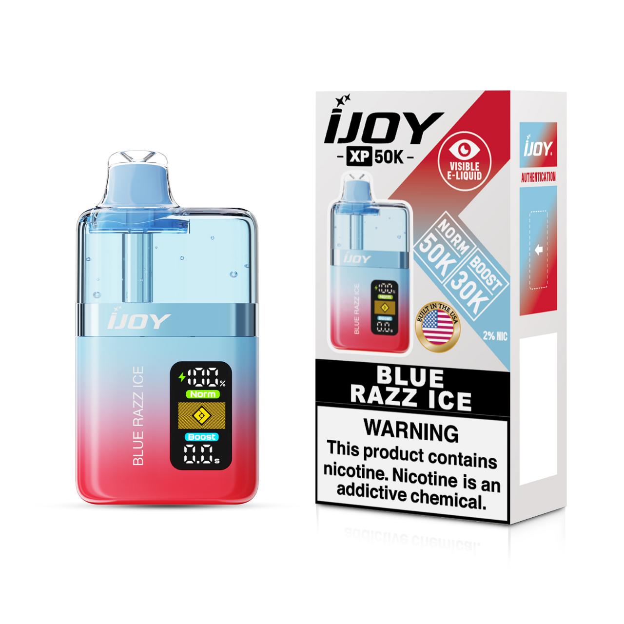 IJoy XP50000 Puff 20MG Disposable BLUE RAZZ ICE