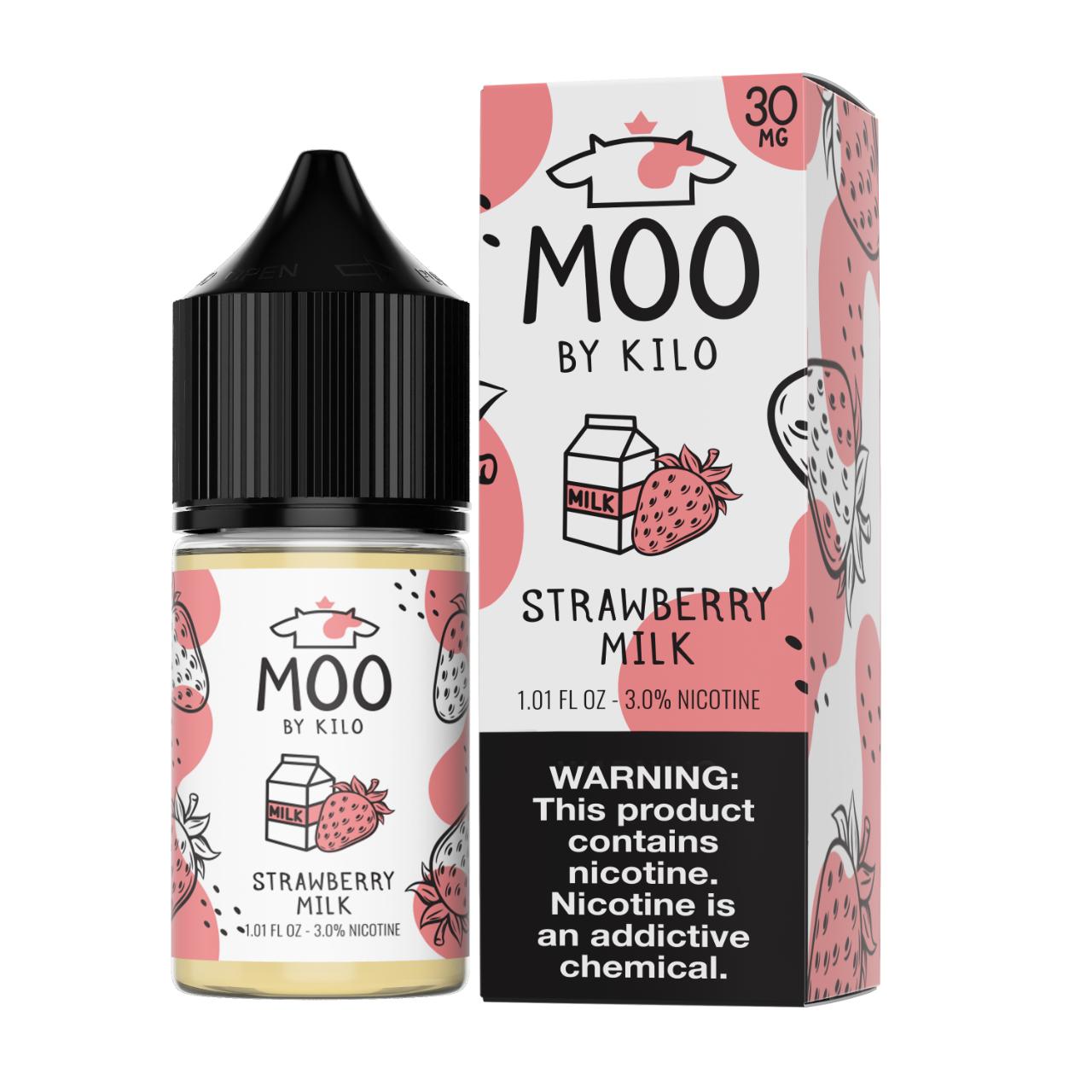 Moo by Kilo Strawberry Milk Salt 30ml E-Juice Moo by Kilo Strawberry Milk Salt 30ml E-Juice
