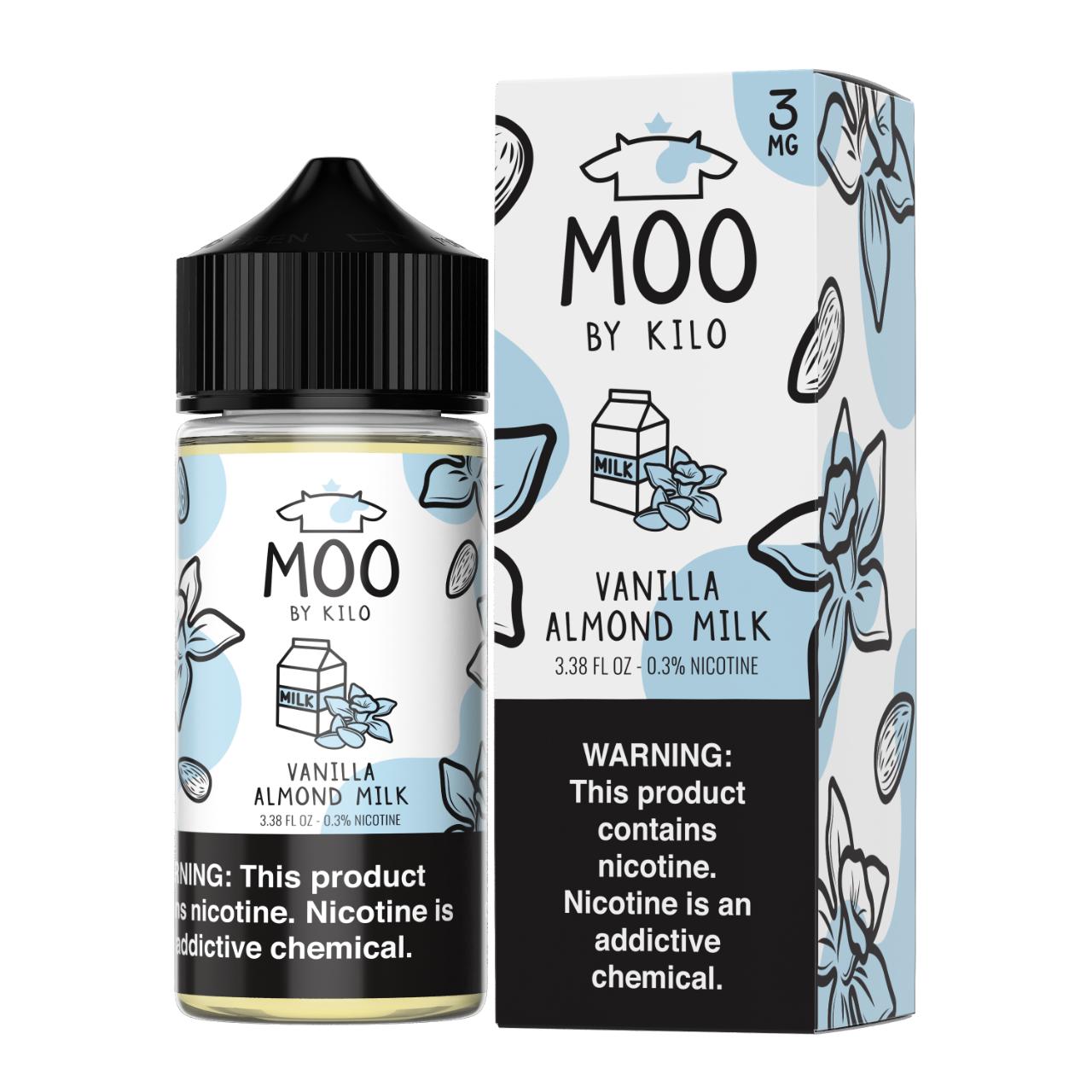 Moo by Kilo Vanilla Almond Milk 100ml E-Juice Moo by Kilo Vanilla Almond Milk 100ml E-Juice