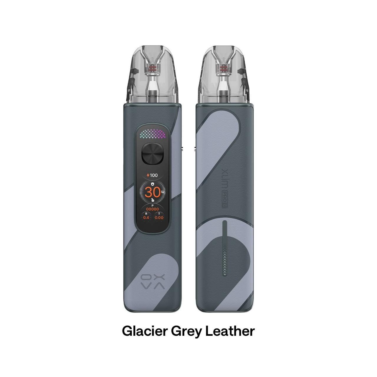OXVA Xlim Pro 4 Kit Glacier Grey Leather OXVA Xlim Pro 4 Kit Glacier Grey Leather