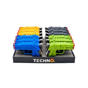 Techno Butane Lighter 12CT Tripple Torch