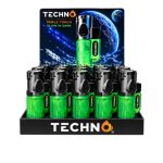 Techno Butane Lighter- 25CT Alien Tripple Torch