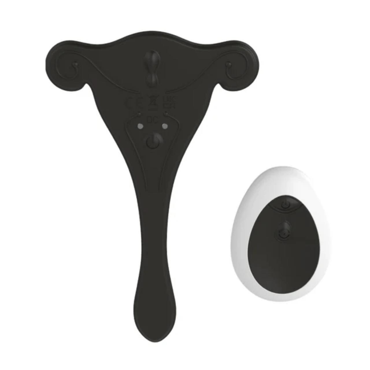 The Pleasure Company Daydream Remote Vibrating Panty Set Black The Pleasure Company Daydream Remote Vibrating Panty Set Black