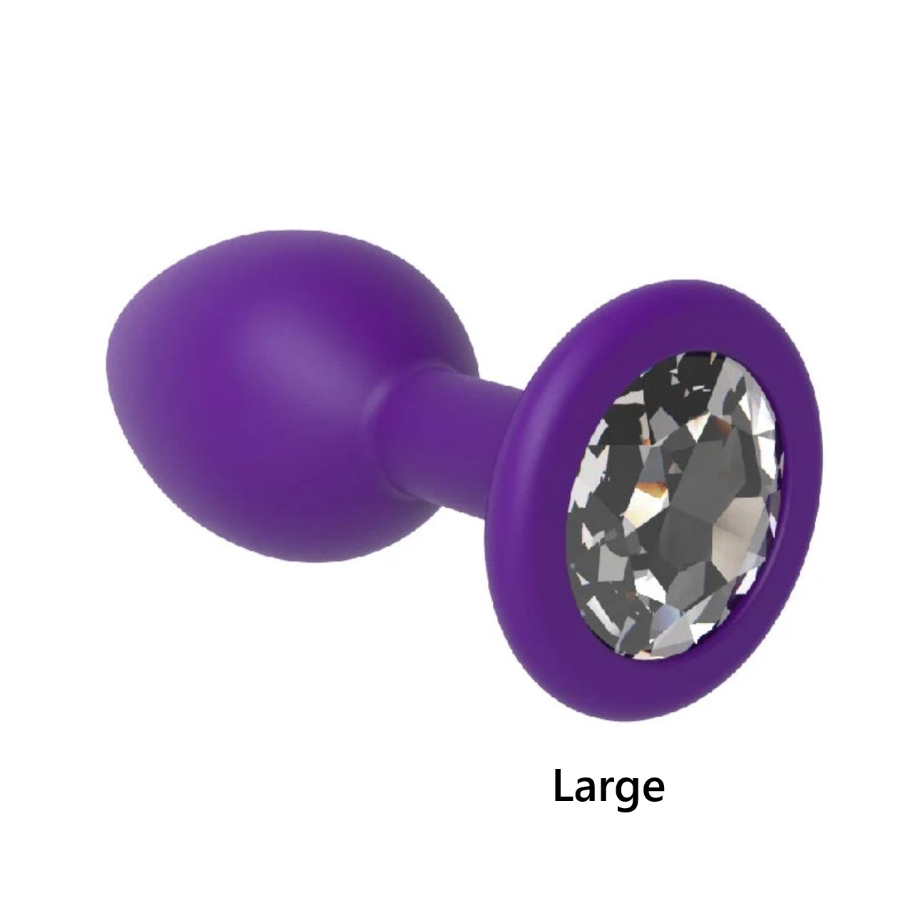 The Pleasure Company Sparkle Gem Anal Plug Large The Pleasure Company Sparkle Gem Anal Plug Large