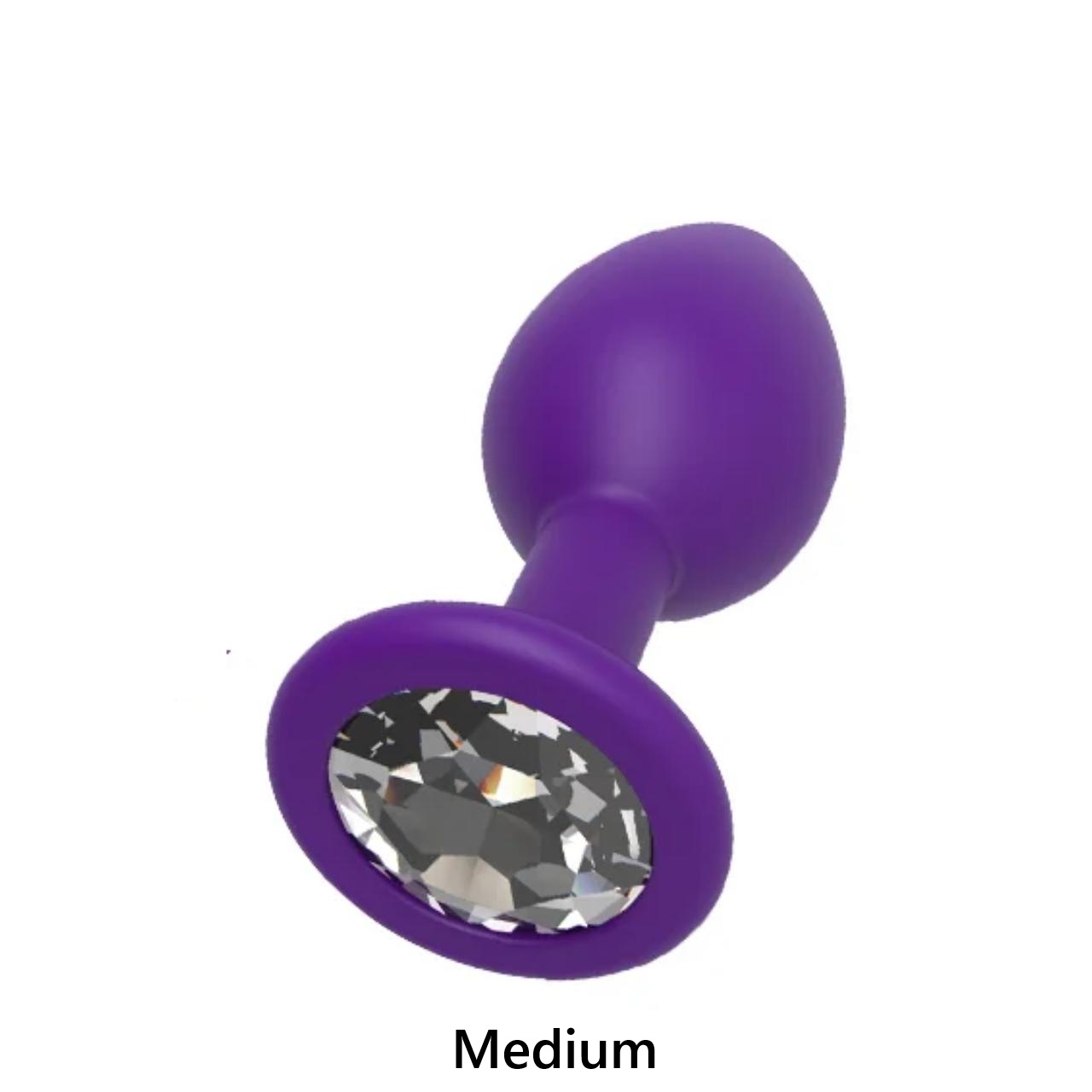 The Pleasure Company Sparkle Gem Anal Plug Medium The Pleasure Company Sparkle Gem Anal Plug Medium