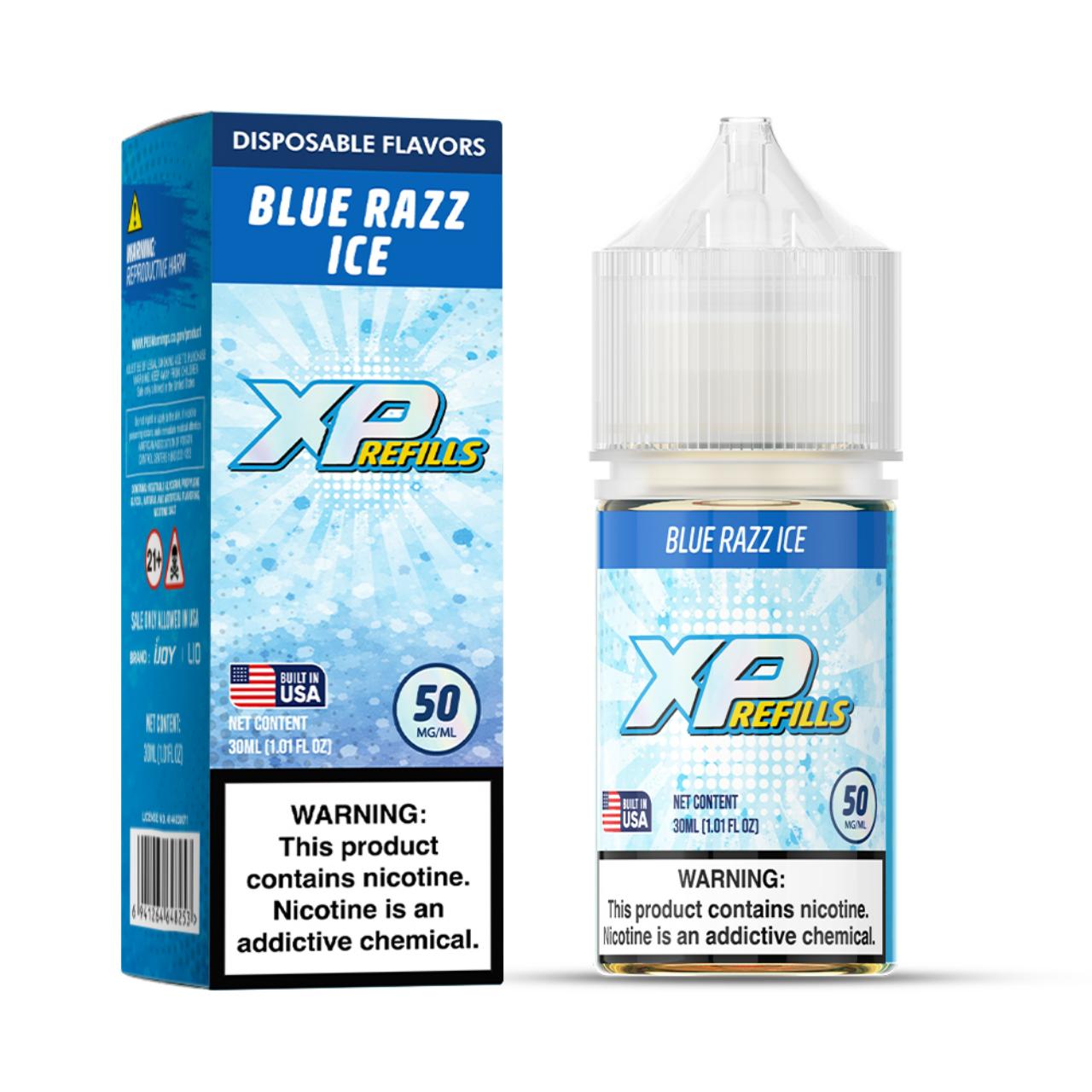 XP Refills Blue Razz Ice Salt 30ml E-Juice XP Refills Blue Razz Ice Salt 30ml E-Juice