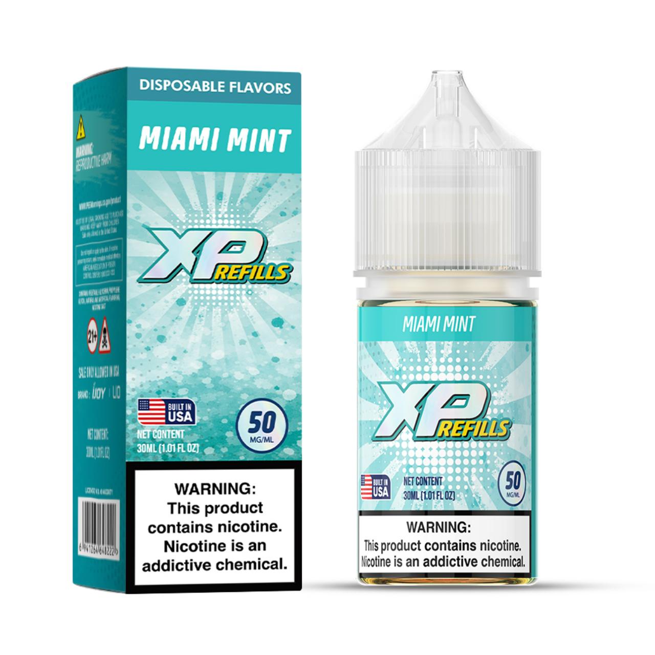 XP Refills Miami Mint Salt 30ml E-Juice XP Refills Miami Mint Salt 30ml E-Juice