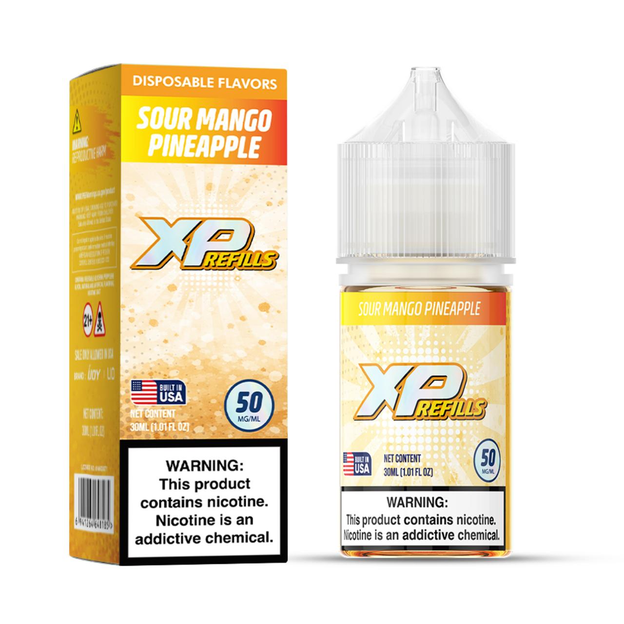 XP Refills Sour Mango Pineapple Salt 30ml E-Juice XP Refills Sour Mango Pineapple Salt 30ml E-Juice