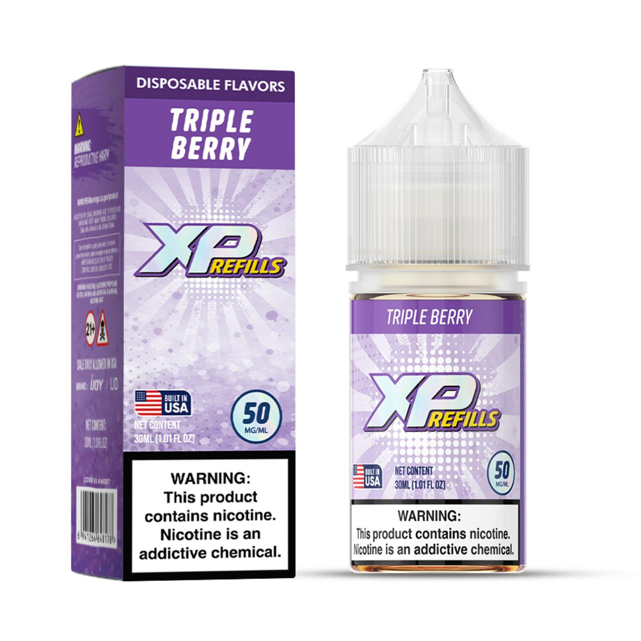 XP Refills Triple Berry Salt 30ml E-Juice XP Refills Triple Berry Salt 30ml E-Juice