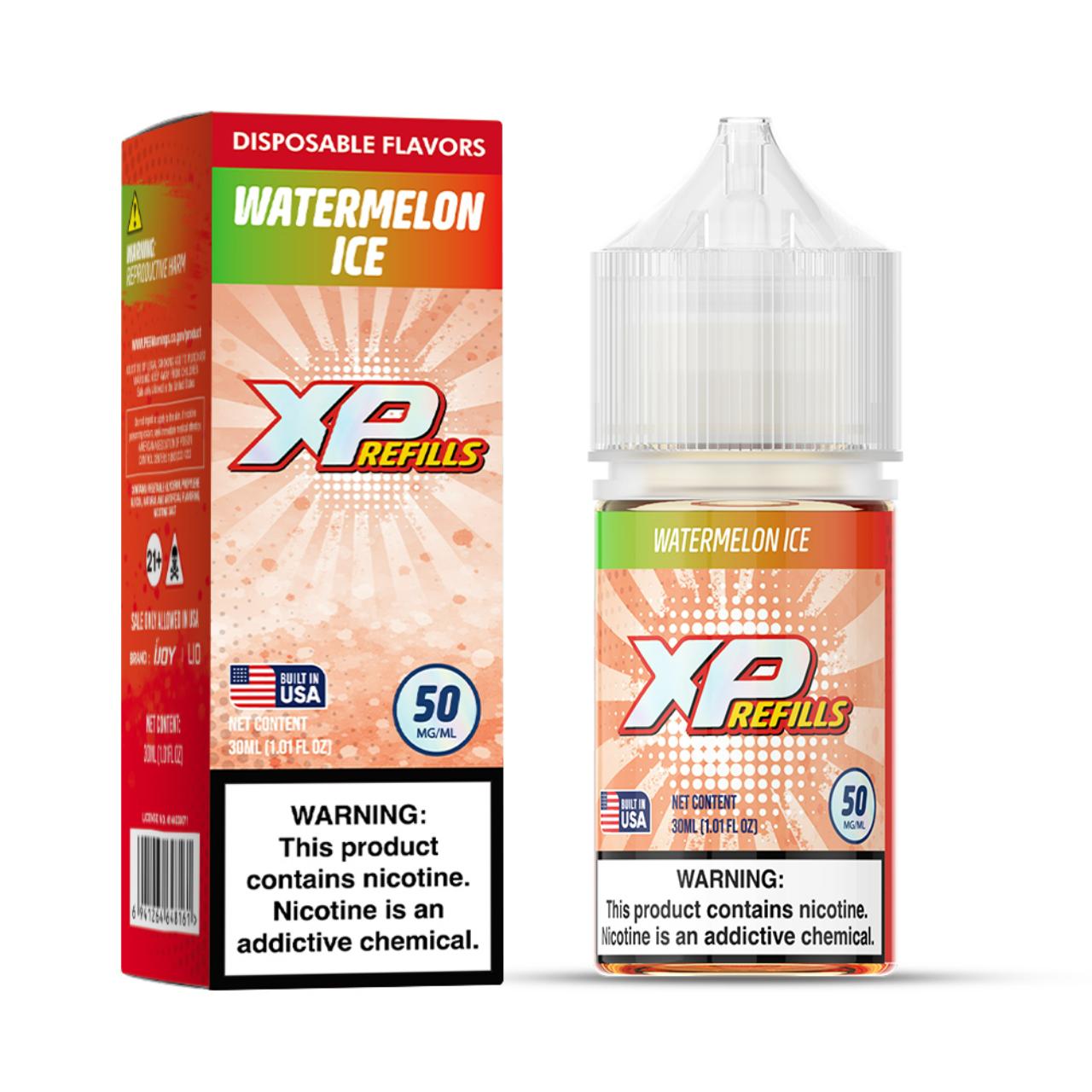 XP Refills Watermelon Ice Salt 30ml E-Juice XP Refills Watermelon Ice Salt 30ml E-Juice
