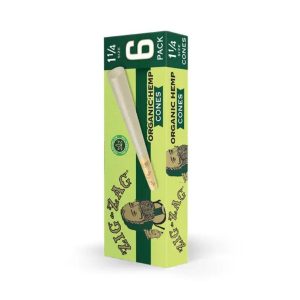 Zig Zag Organic Cones 1 14 1PK-6CT