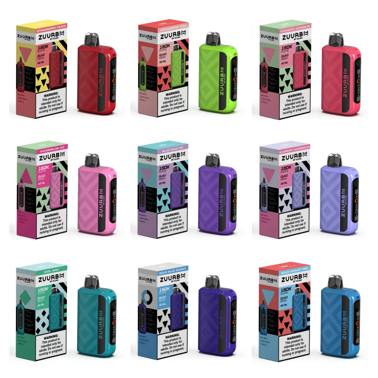 Zuurb 6 by KUMI 150K Puff Disposable Zuurb 6 by KUMI 150K Puff Disposable